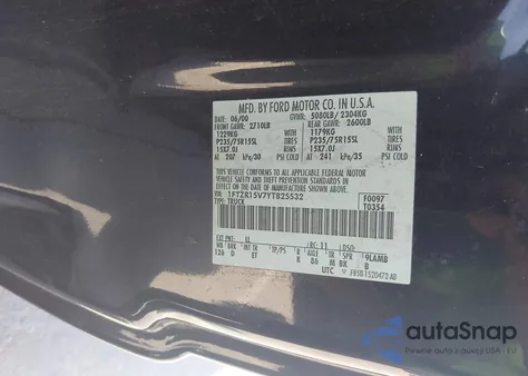 2000 Ford Ranger Xl/Xlt from USA, damaged, VIN 1FTZR15V7YTB25532